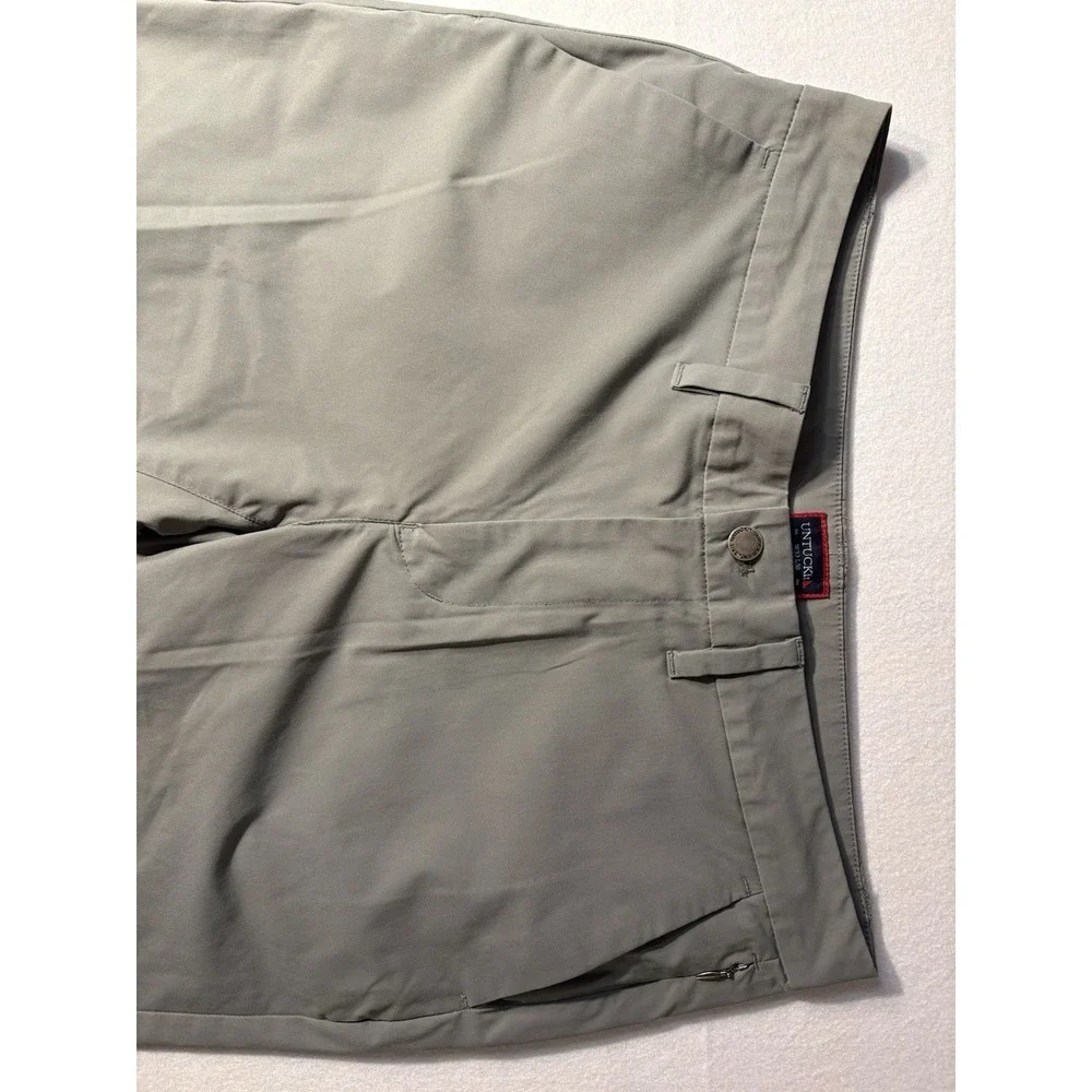 UNTUCKit Chancellor Men's Straight Leg 33x30 grayPerformance Golf Pants